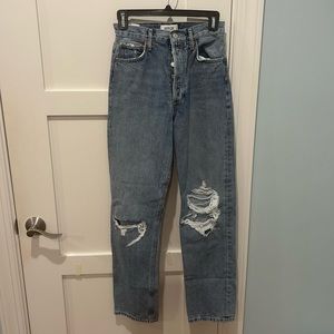 Agolde size 24; 90s pinch waist high rise straight; great condition